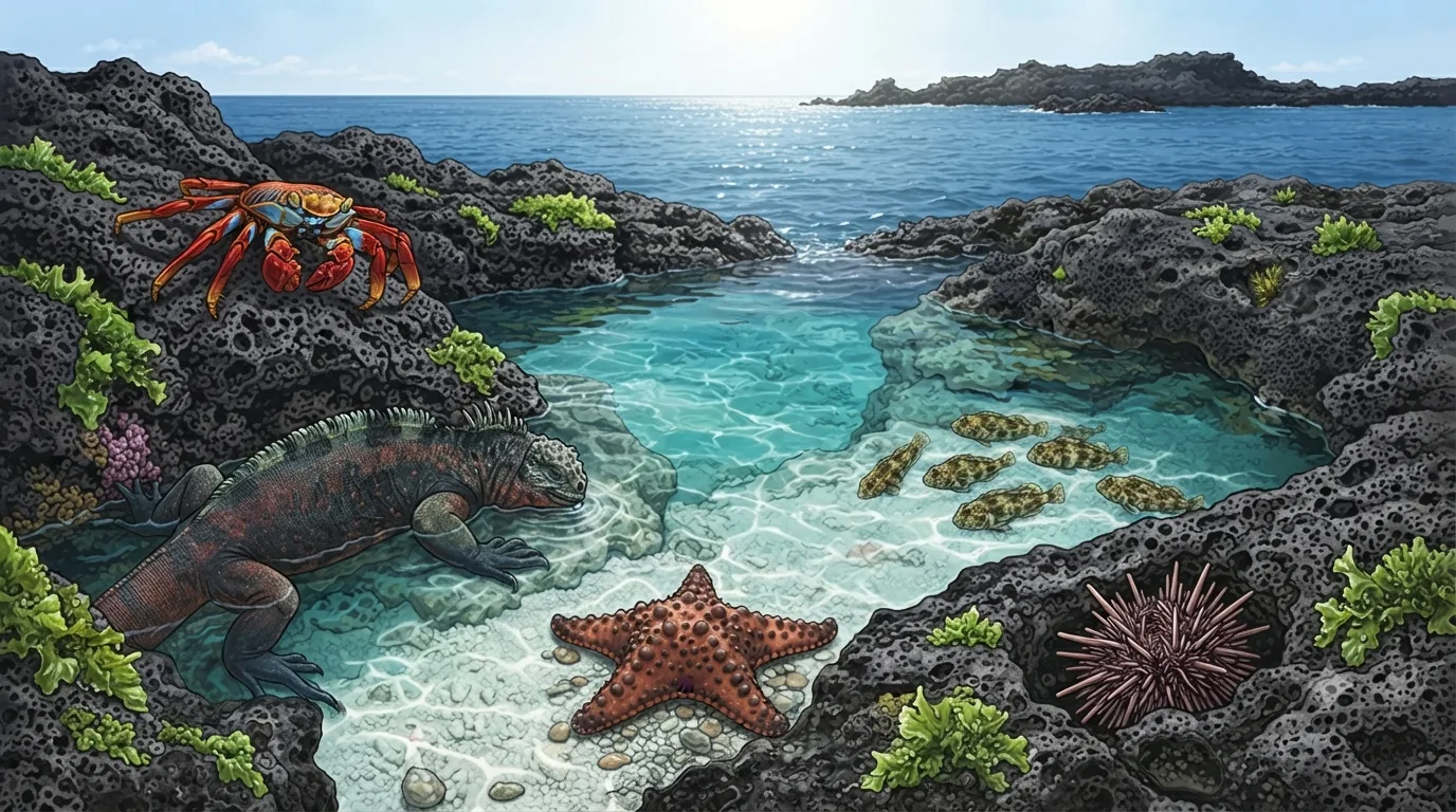 Galápagos Islands tidepool